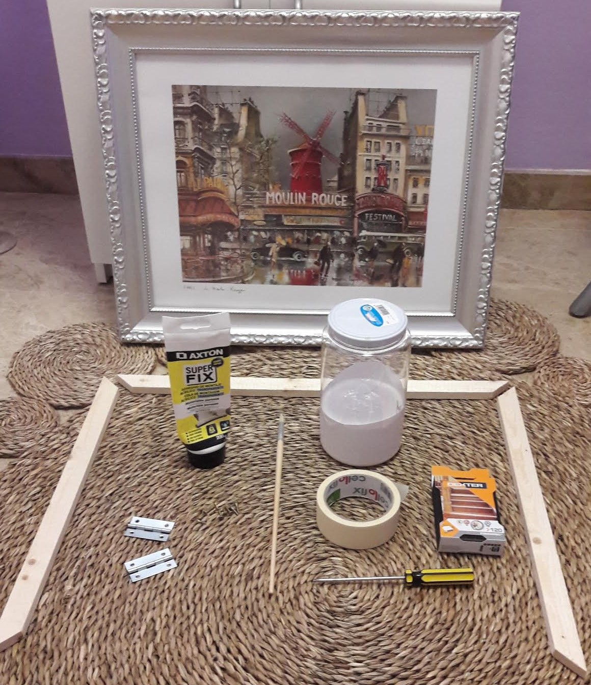 Materiales tapa cuadro luces