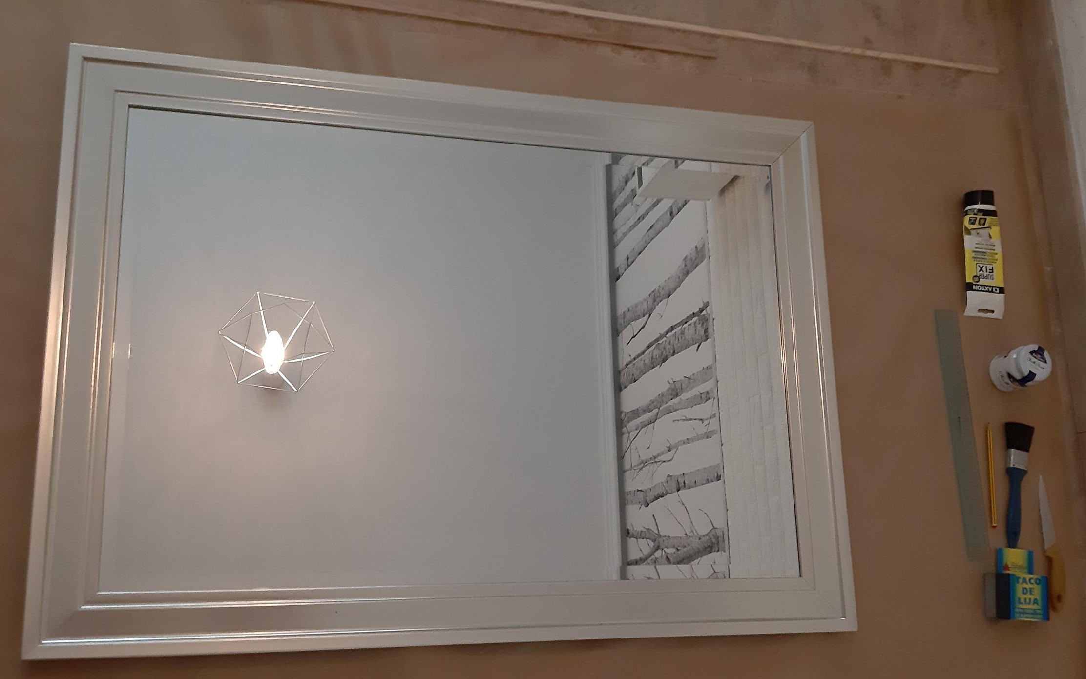 como hacer espejo ventana 1