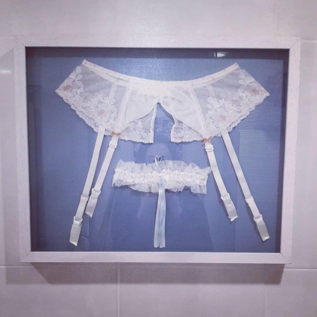 Cuadro liguero y liga boda